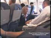 Порно стюардессу во время полета